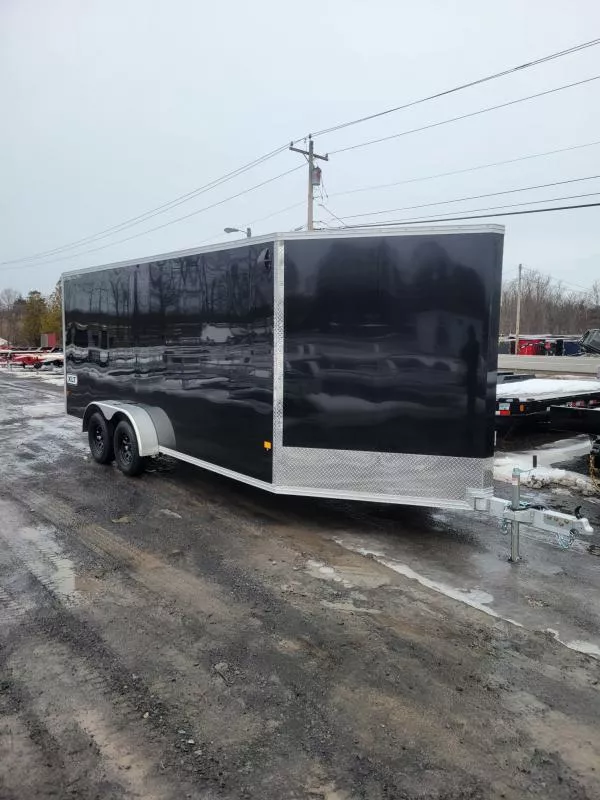 2026 Alcom-Stealth E7X18 XLT PRO Snowmobile Trailer
