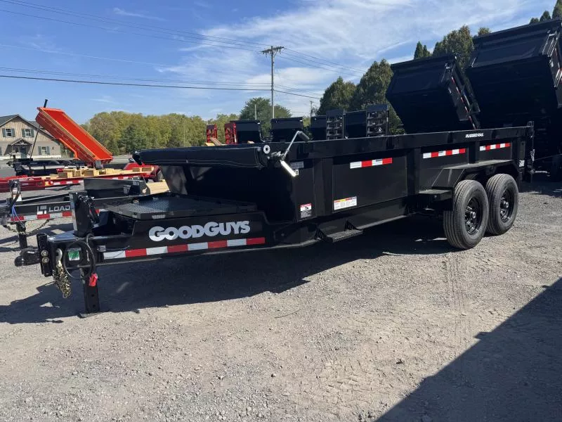 2026 Good Guys DL716R-2' SIDES Dump Trailer