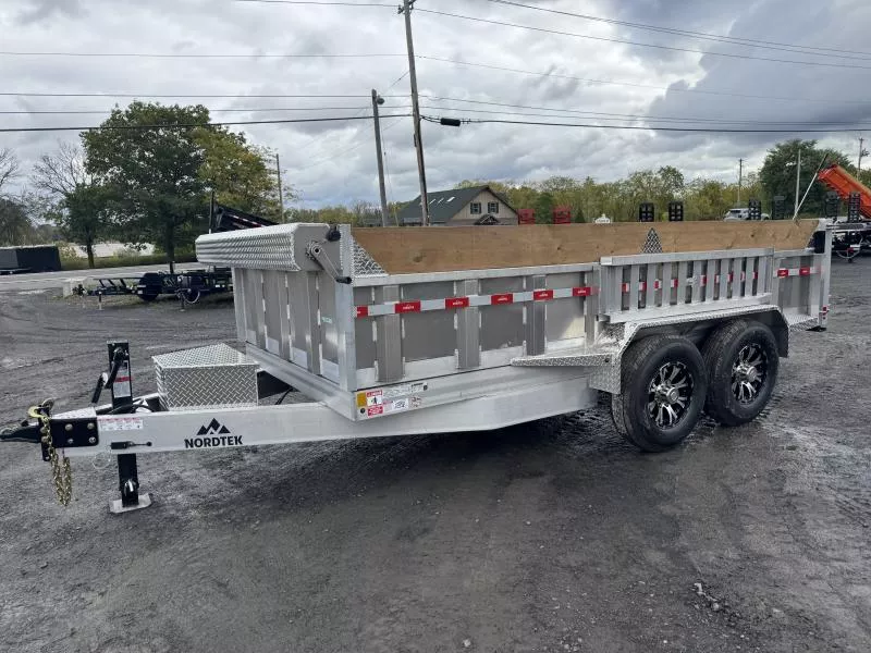 2026 Nordtek Trailers Nordtek 714 - 14 All Aluminum dump trailer 14k Nordek  Dump Trailer