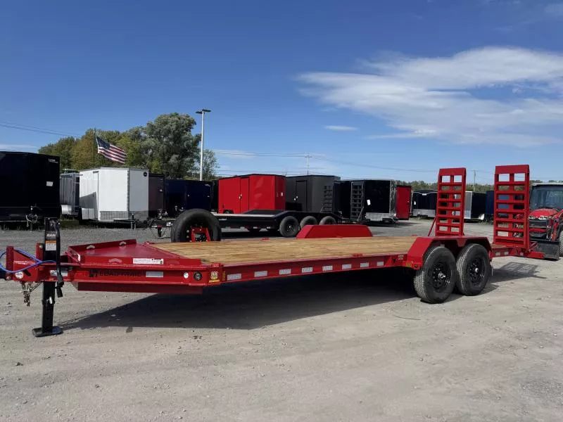 LOAD TRAIL CB83" X 22' TANDEM AXLE CARHAULER 8" I-BEAM FRAME