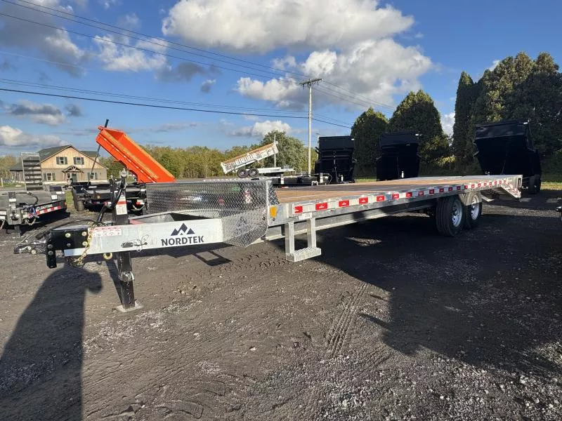 2026 Nordtek Trailers DO102X25-16K Deckover Trailer Nordek