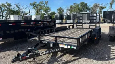 2026 PJ Trailers 83"x16' Tandem axle utility