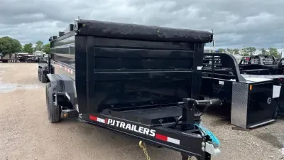 2027 PJ Trailers DM 83"x14' LoPro High side