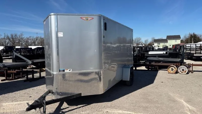 2026 H&H HH Series Flat Top Enclosed Cargo - Single Axle 3K H7212SFTV-035 (6 x 12)