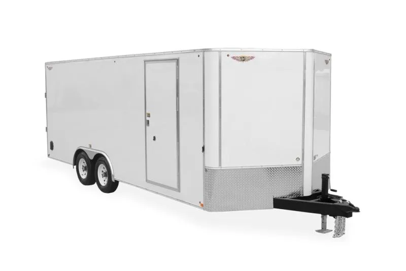 2026 H and H Trailer 8.5x20 HH Series Flat Top V-Nose Enclosed Car Hauler Trailer 10K