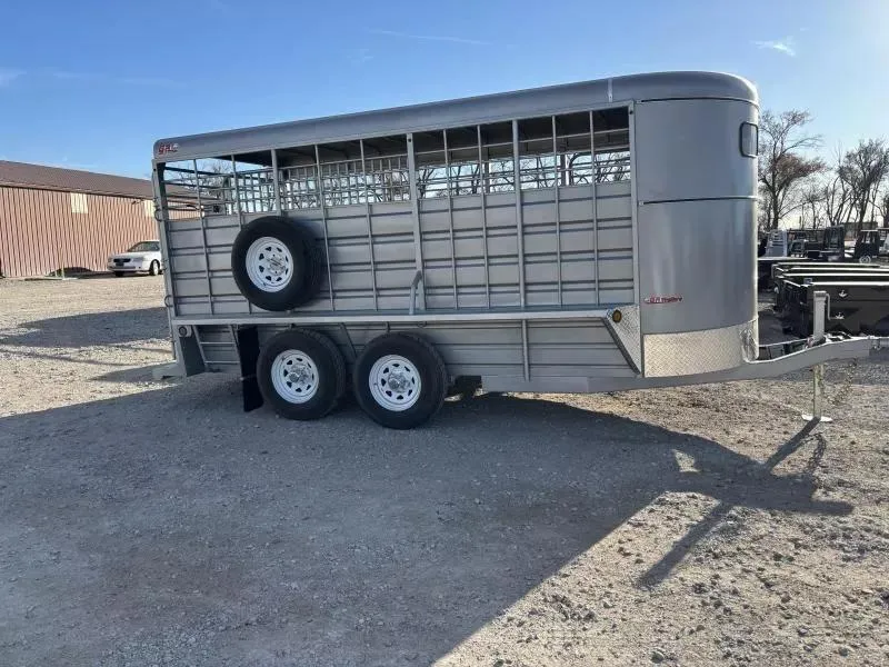 2025 GR Trailers 6.8' x 16' Bumper Pull Tamden Axle Stock Trailer ( BFST6818W10LR) Stock / Stock