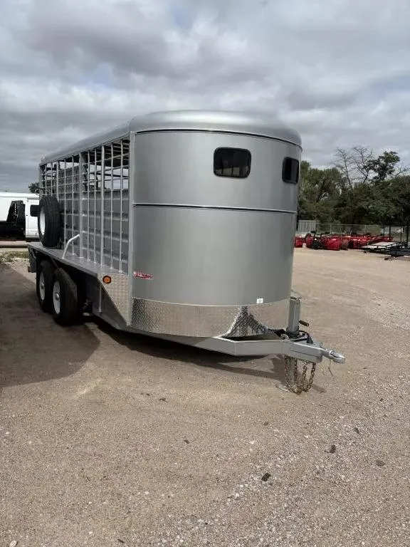 2025 GR Trailers 6.8' x 16' Bumper Pull Tandem Axle Stock Trailer (BFST6816W10LR) Stock / Stock C