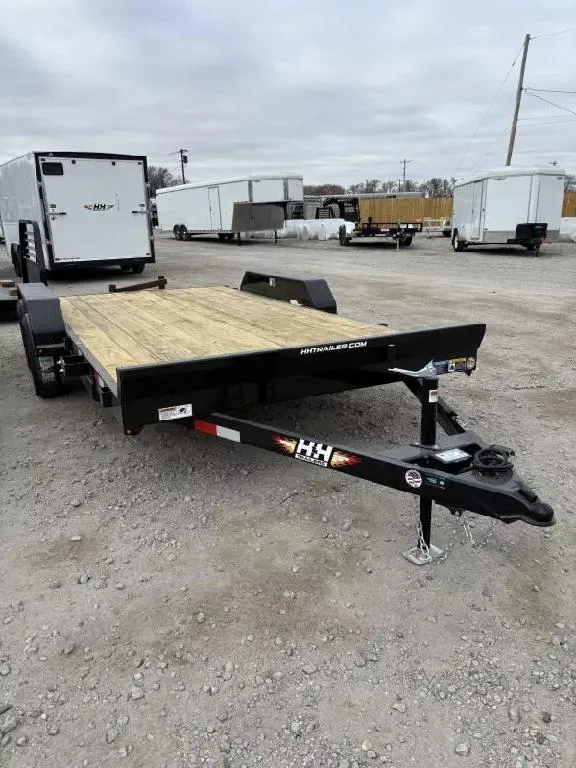 2026 H and H Trailer 82 x 16 (14+2) Car Hauler Trailer 7K