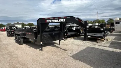 2027 PJ Trailers DL162 83"x16' Gooseneck Dump