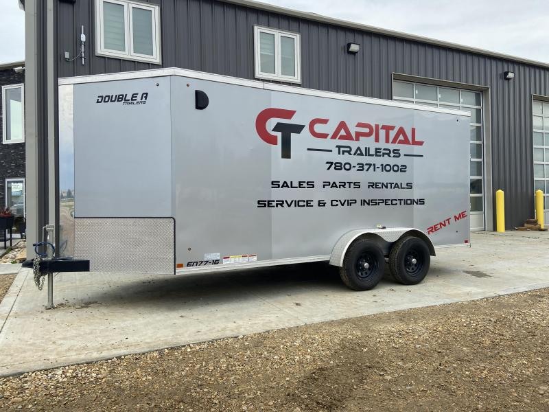RENTAL 2022 Double A Trailers 7' x 16' Enclosed Cargo Trailer (7000lb GVW) RENTAL 2022 Double A Trailers 7' x 16' Enclosed Cargo Trailer (7000lb GVW)