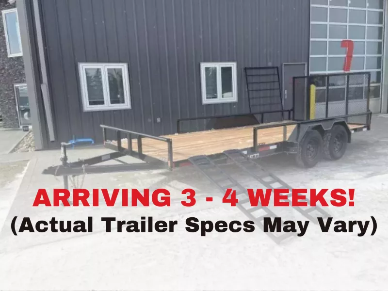 2026 Double A Excel Series Utility Trailer 83" x 18' (7700LB GVW) 