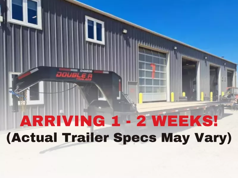 2026 Double A Gooseneck Hydraulic Beaver Tail High Boy Deck Over Trailer - 8.5' x 28' (23,000GVW)