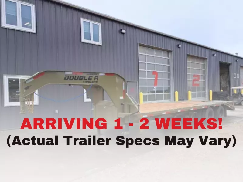 2025 Double A Trailers Gooseneck High Boy Deck Over Trailer - 8.5'x26' (27600GVW)
