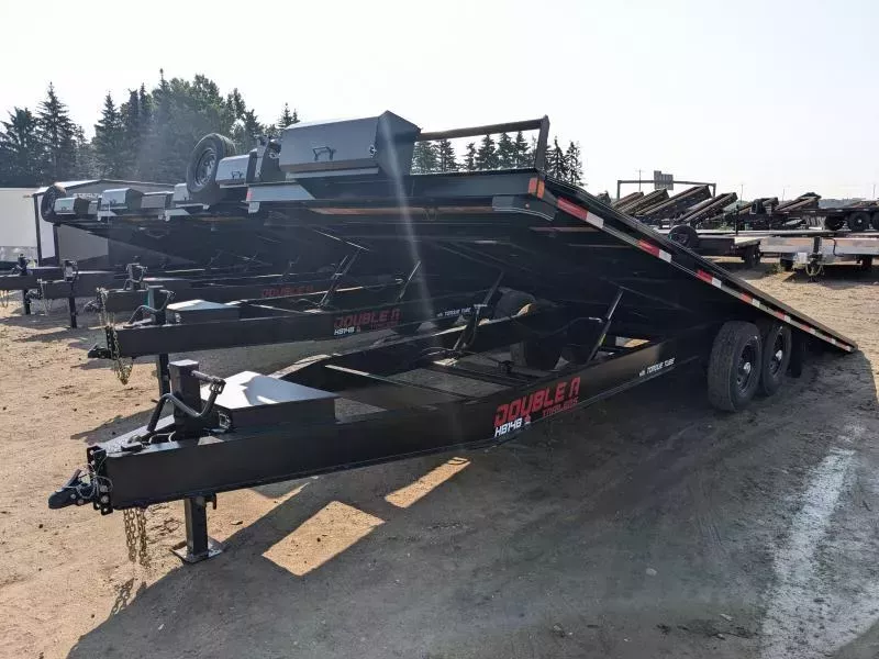 2026 Double A Pro Series High-Boy Full Tilt Flatdeck Deckover Trailer - 8.5' x 24' (15400GVW)