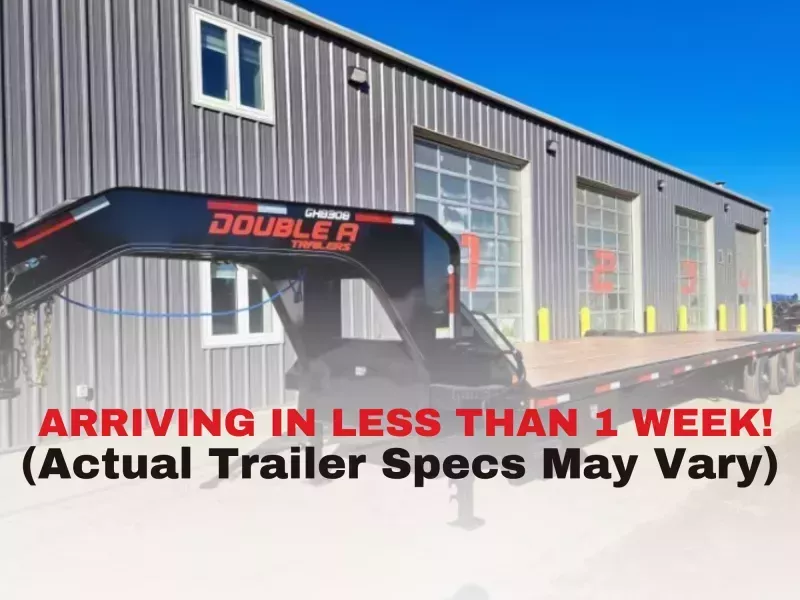 2025 Double A Gooseneck 8.5' X 40' High Boy Deck Over Trailer (34500GVW)