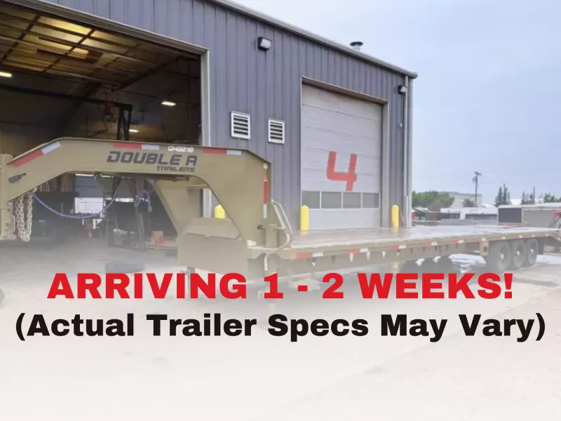 2026 Double A Gooseneck High Boy Deck Over Trailer - 8.5' x 34' (24150 Lbs GVW)