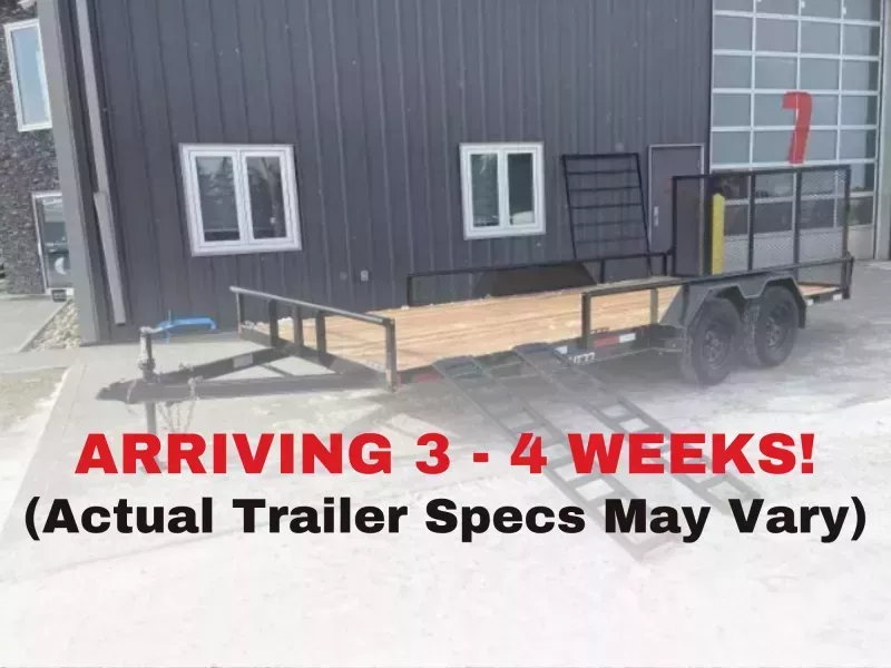 2026 Double A Excel Series Utility Trailer 83" x 18' (7700LB GVW) 