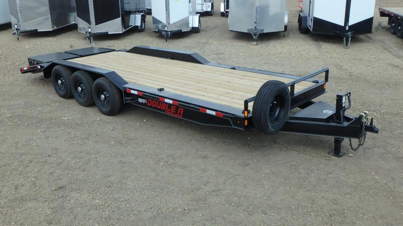 2021 Double A 102" x 26 Tri axle Equipment Trailer (21000lb GVWR) 2021 Double A 102" x 26 Tri axle Equipment Trailer (21000lb GVWR)