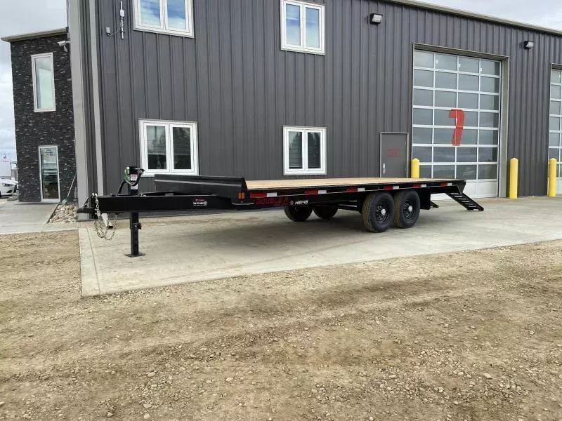 2025 Double A Pro Series High Boy Flatdeck Deckover Trailer - 8.5'x20' (15400GVW)