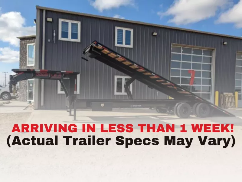 2026 Double A Trailers Gooseneck High Boy Full Tilt Deck Over Container Trailer - 8.5' x 30' (23,000 GVW)
