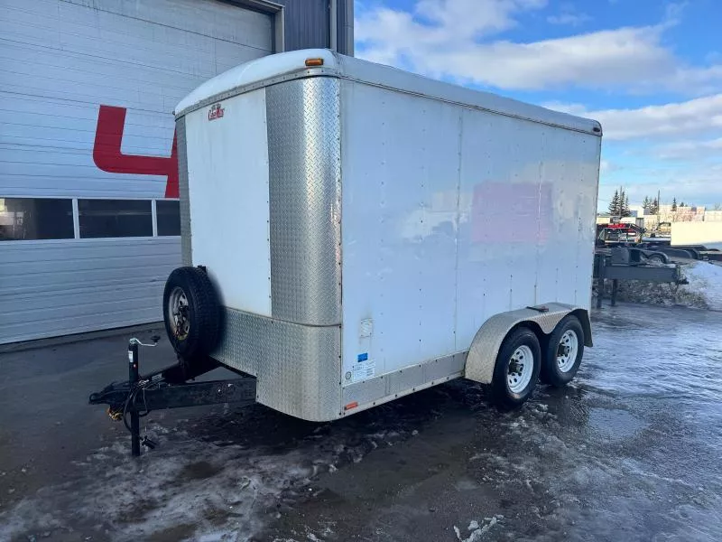 2013 Used Cargo Mate 7' x 12' Cargo / Enclosed Trailer (7700 lbs gvw)