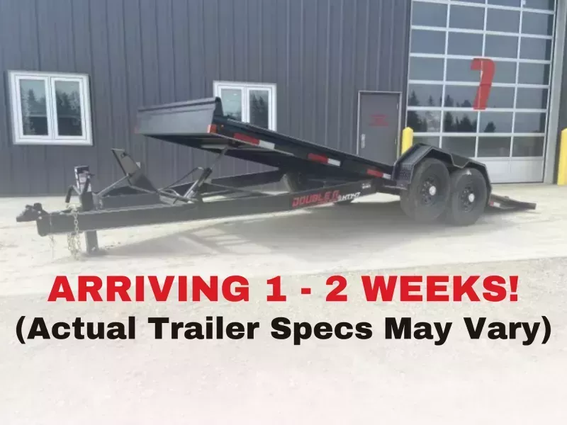 2026 Double A 83" x 20' Hydraulic Tilt Deck Equipment Trailer (15400lb GVWR)