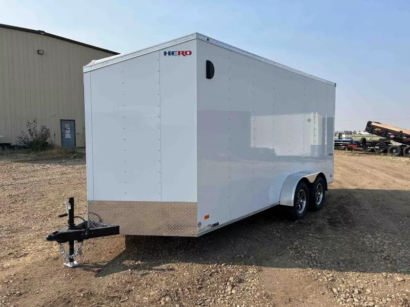2026 Bravo Trailers 7FT x 16FT Enclosed Cargo Trailer (770LB GVW)