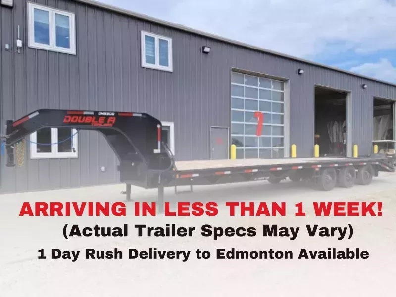 2026 Double A Trailers Gooseneck High Boy Deck Over Trailer - 8.5' x 34' (34500GVW)