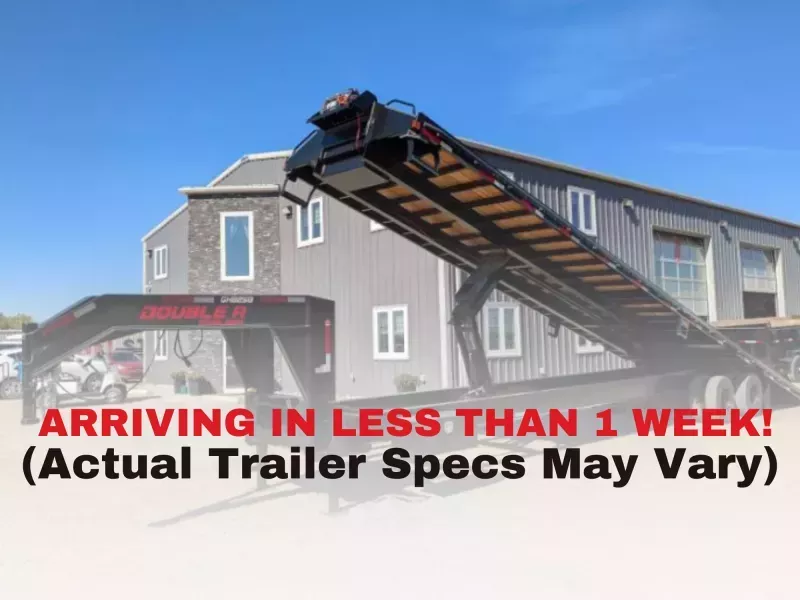 2026 Double A Trailers Gooseneck High Boy Full Tilt Deck Over Container Trailer - 102"x40' (27600GVW)
