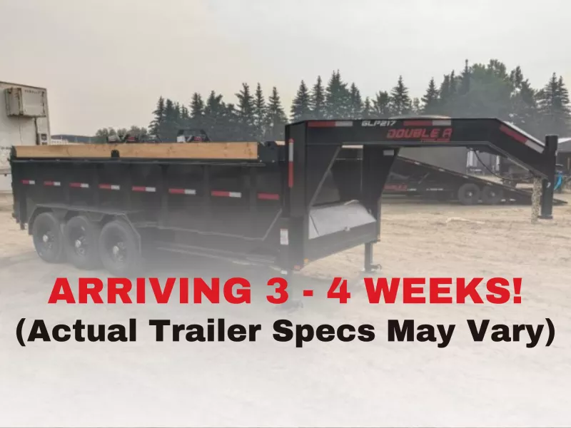 2026 Double A Gooseneck Low Profile Dump Trailer 83" x 18' (24150 LB GVW)