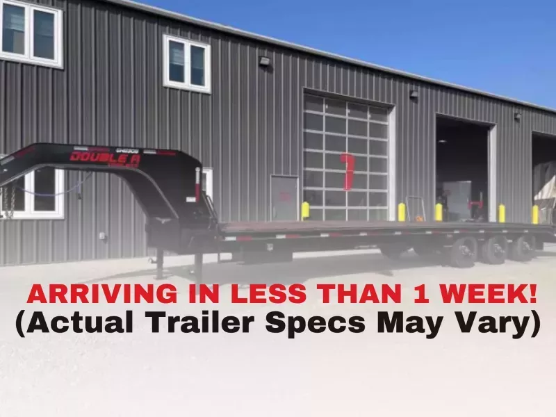 2026 Double A Gooseneck High Boy Deck Over Trailer - 8.5' x 36' (34500GVW)