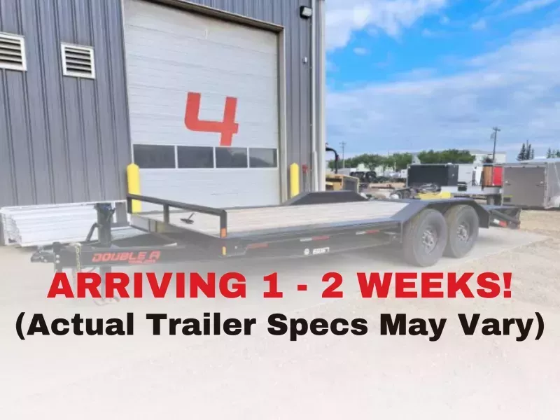 2026 Double A Equipment Trailer 83" x 20' (17600LB GVW)