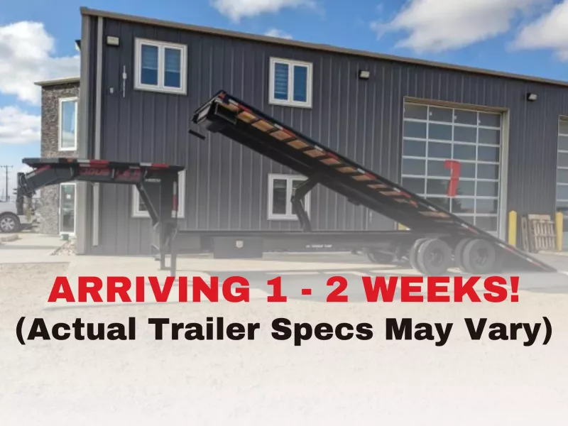 2026 Double A Trailers Gooseneck High Boy Full Tilt Deck Over Container Trailer - 8.5' x 30' (23,000 GVW)