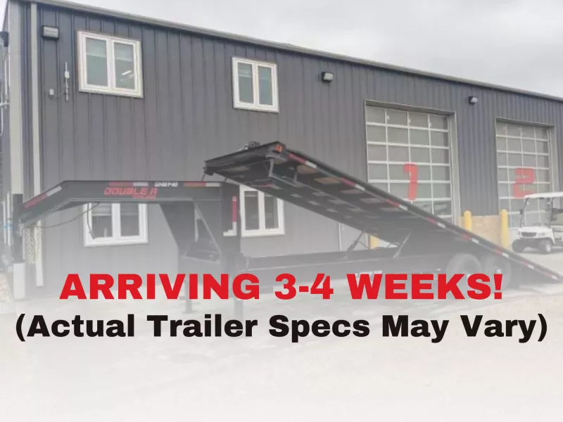 2026 Double A Pro Series Gooseneck High-Boy Full Tilt Flatdeck Deckover Trailer - 8.5' x 24' (14000GVW)