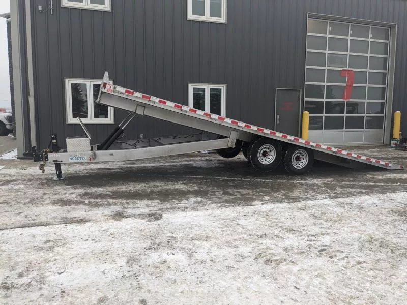 2026 NORDTEK 8.5' x 20' Full Tilt Trailer - Aluminum (15,400 LBS GVW)