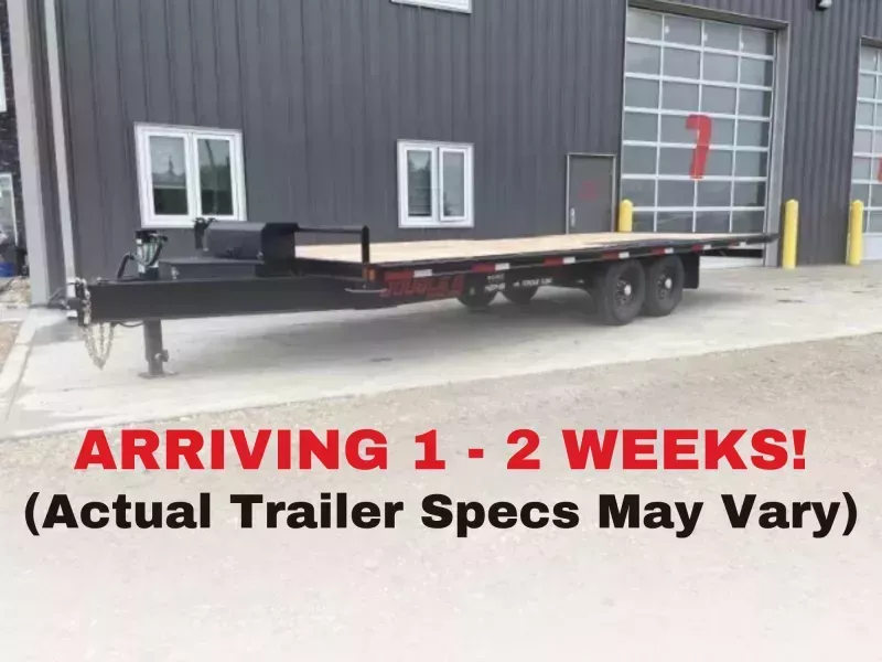 2026 Double A 8.5' x 24' High-Boy Full Tilt Flatdeck Deckover Trailer (15400GVW)