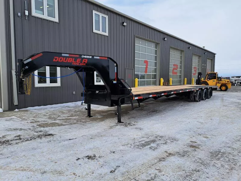2026 Double A Gooseneck 8.5' X 40' High Boy Deck Over Trailer (34500GVW)