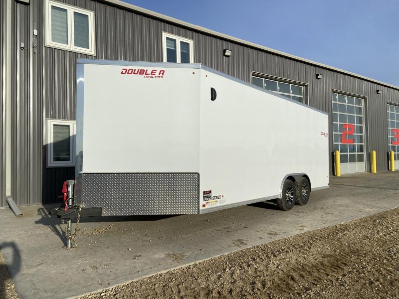 RENTAL 2022 Double A Trailers 8.5' x 20' Enclosed Cargo Carhauler Trailer Tandem Axle (10000lb GVW) RENTAL 2022 Double A Trailers 8.5' x 20' Enclosed Cargo Carhauler Trailer Tandem Axle (10000lb GVW)