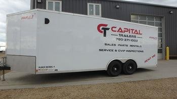 RENTAL 2022 Double A Trailers 8.5' x 20' Enclosed Cargo Carhauler Trailer Tandem Axle (10000lb GVW) RENTAL 2022 Double A Trailers 8.5' x 20' Enclosed Cargo Carhauler Trailer Tandem Axle (10000lb GVW)