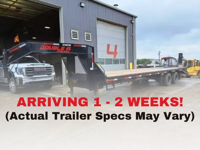 2026 Double A Trailers Gooseneck High Boy Deck Over Trailer - 8.5'x30' (36800GVW)