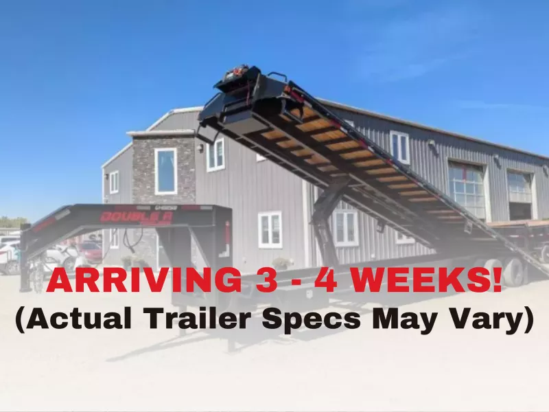 2026 Double A Trailers Gooseneck High Boy Full Tilt Deck Over Container Trailer - 102"x40' (27600GVW)
