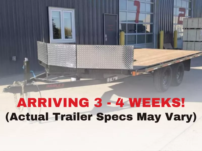 2026 Double A Trailers Sled Trailer 8.5' X 16' (7700lb GVW)