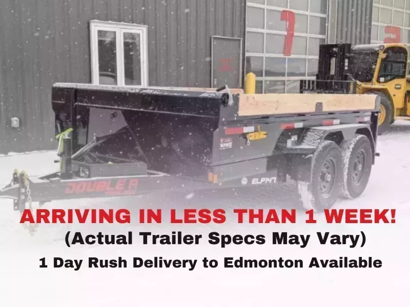 2026 Double A Dump Trailer 83" x 14' (15400LB GVW) 