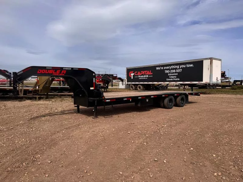 2025 Double A Gooseneck Hydraulic Beaver Tail High Boy Deck Over Trailer - 8.5' x 28' (23,000 GVW)