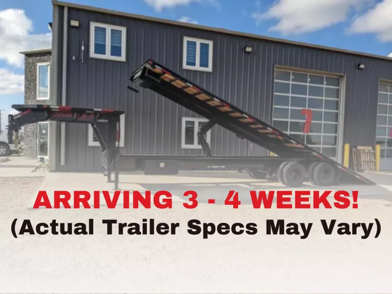 2026 Double A Trailers Gooseneck High Boy Full Tilt Deck Over Container Trailer - 8.5' x 30' (23,000 GVW)