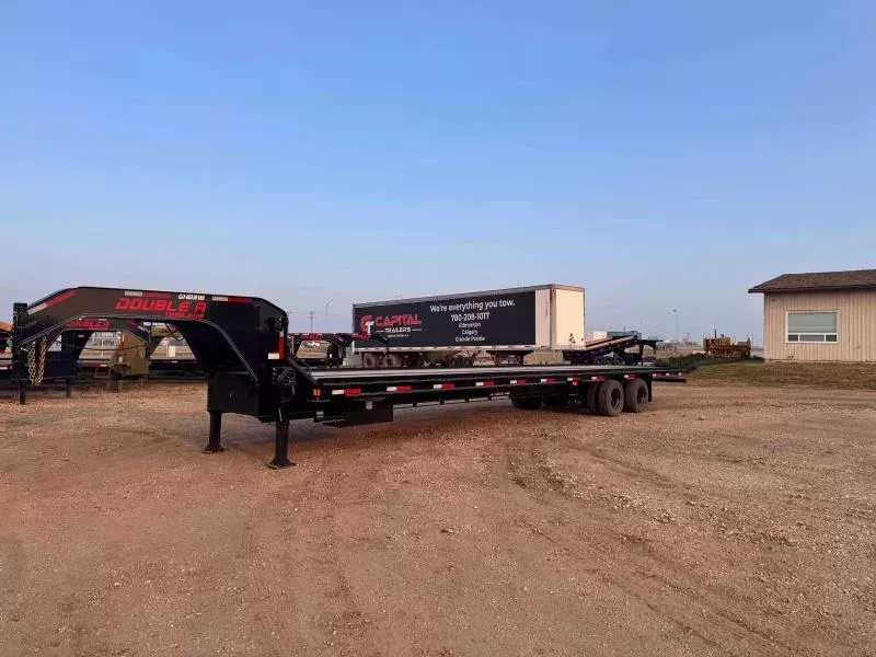 2026 Double A Trailers Gooseneck High Boy Full Tilt Deck Over Container Trailer - 8.5'x40' (34500GVW)