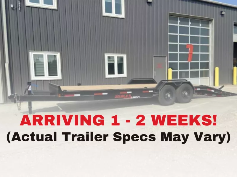2026 Double A Equipment Trailer 83" x 24' (15400LB GVW)