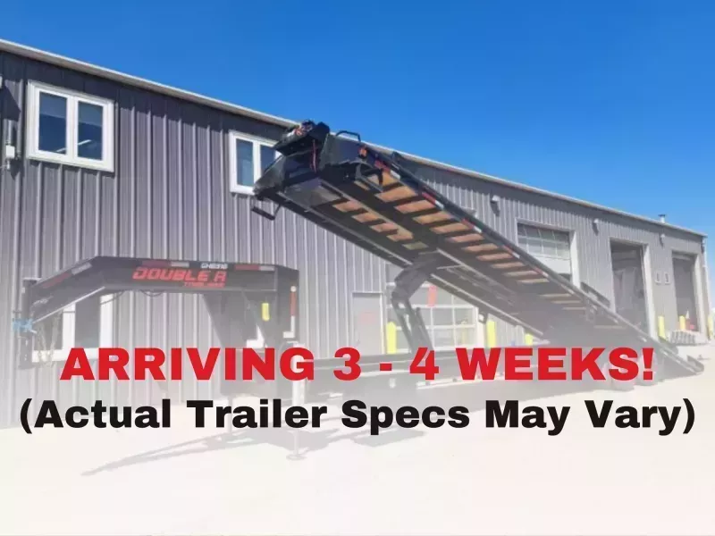 2026 Double A Trailers Gooseneck High Boy Full Tilt Deck Over Container Trailer - 8.5'x40' (34,500 GVW)