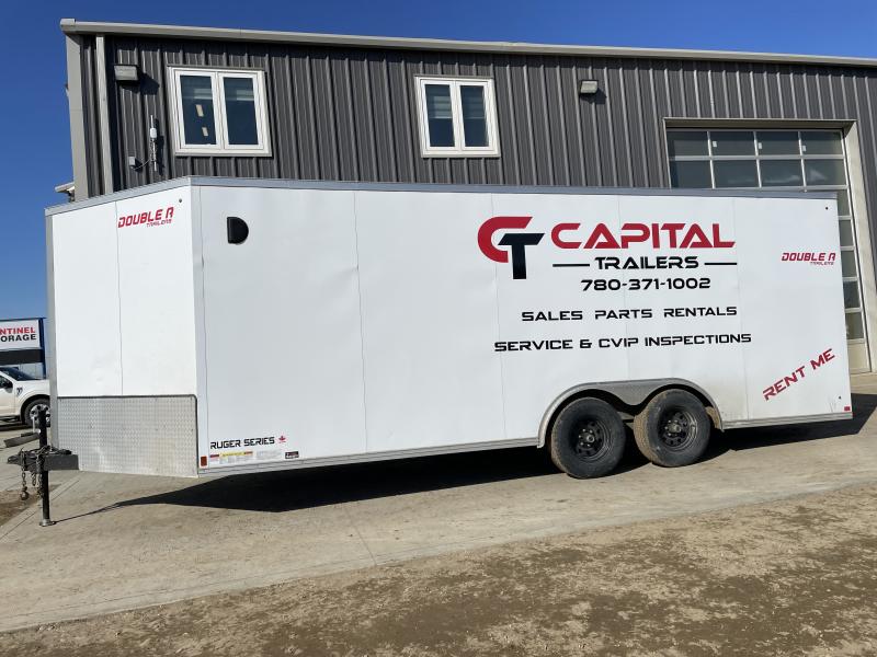RENTAL 2022 Double A Trailers 8.5' x 20' Enclosed Cargo Trailer Tandem