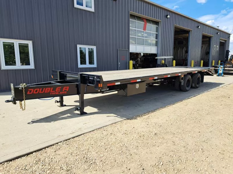 2025 Heavy Duty Double A Trailers High Boy Flatbed Deckover Trailer - 102"x30' (22000GVW)